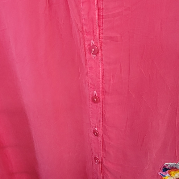 Johnny Was Pink Floral Tunic - Picture 7 of 11